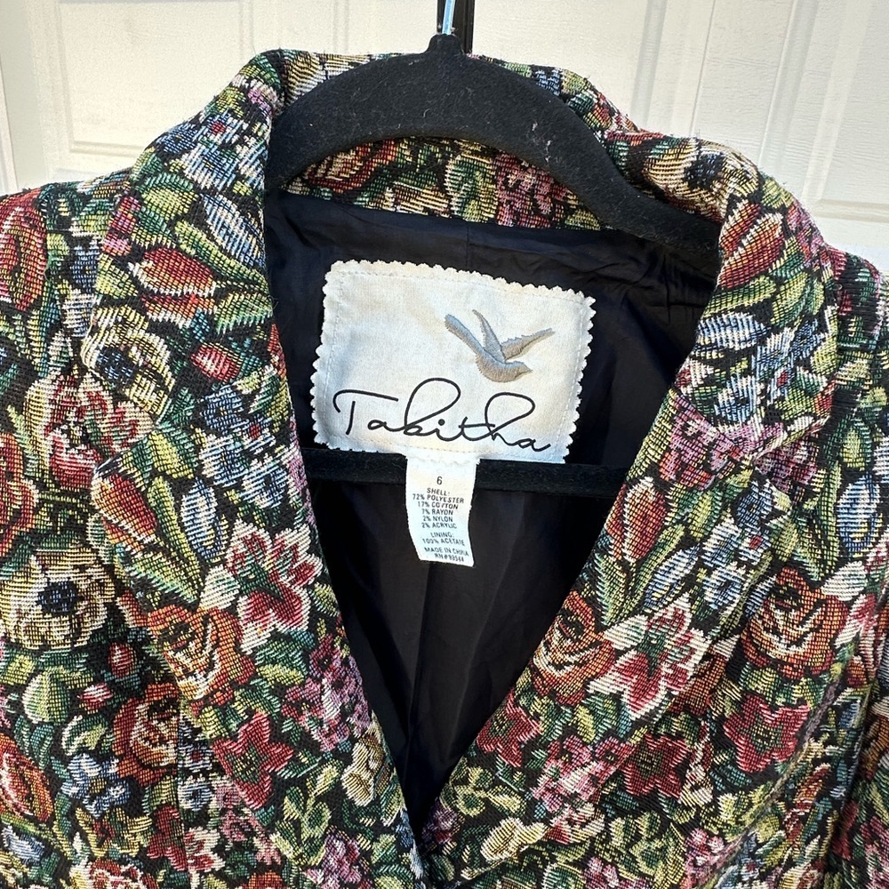 Tabitha Floral Tapestry Blazer